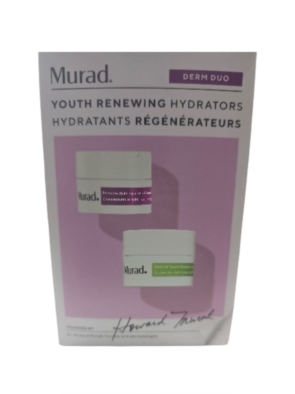 Murad Derm Duo Youth Renewing Hydrators-Hyaluronic Creme & Night Creme -New!